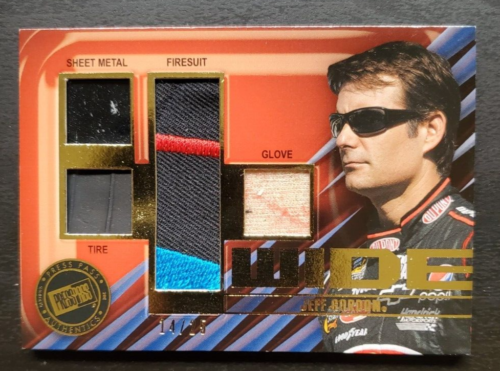 2011 Press Pass Jeff Gordon 4 Wide Quad Race Used Relics SSP 14/25 #FW-JG NASCAR - Picture 1 of 3