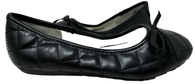 Sonoma Youth Girl's Rylen Slip On Comfort Ballet Flats Black Size:1 140D