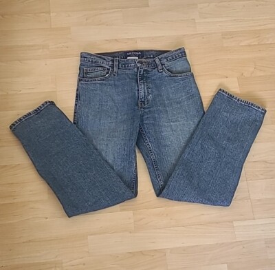 Men's Arizona Jean Co Flex Relaxed Fit Straight Denim Blue Jeans