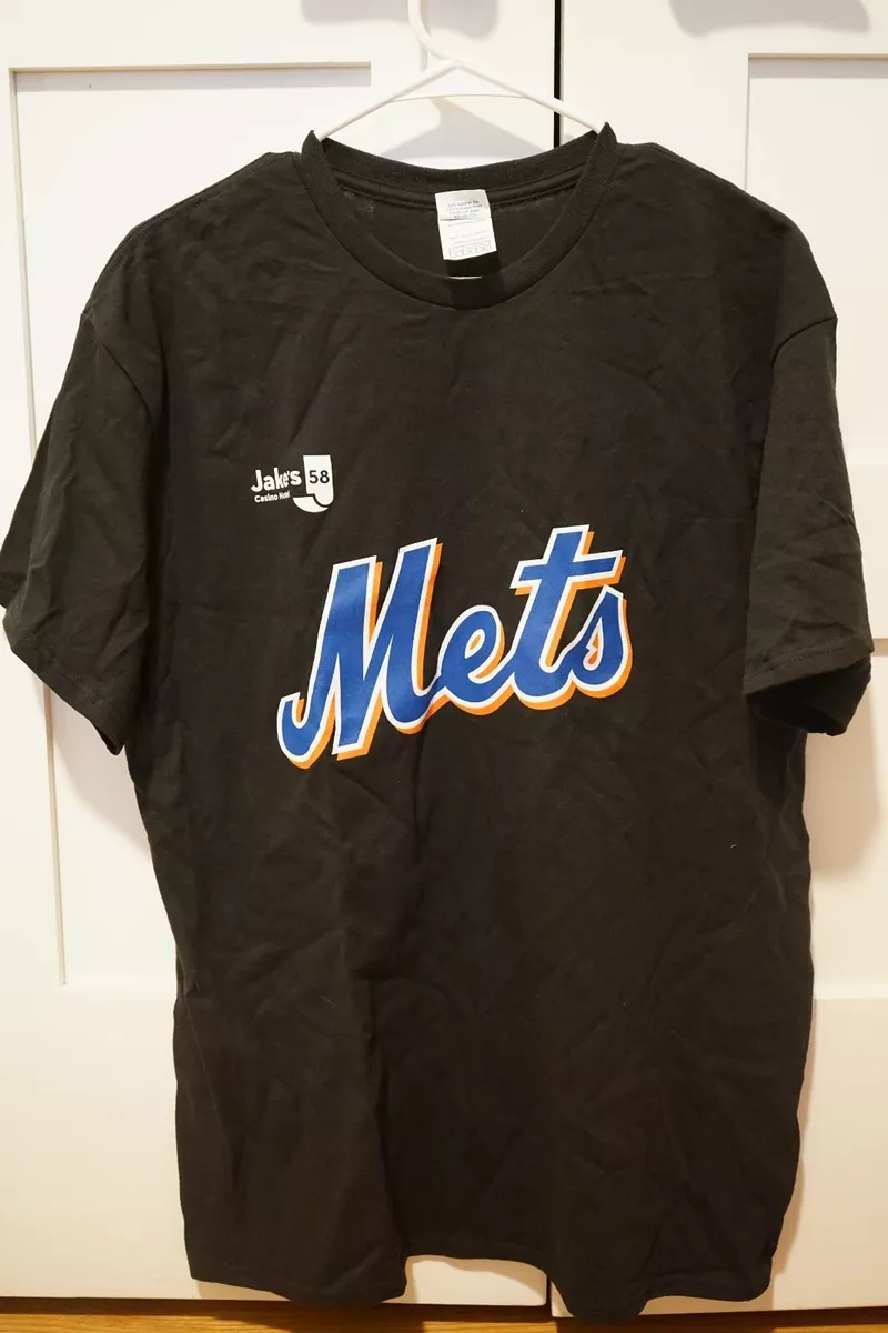 New York Mets Blackout Max Scherzer Black T-Shirt Citi Field SGA Sz Large  8/5/22