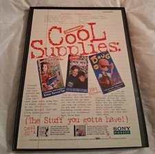 Nickelodeon Cool Supplies Doug Pete And Pete Framed Print Ad 1995 8.5x11 