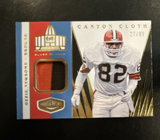 Panini 2020 Plates & Patches Canton Cloth Ozzie Newsome Browns MEM CC-4 /99