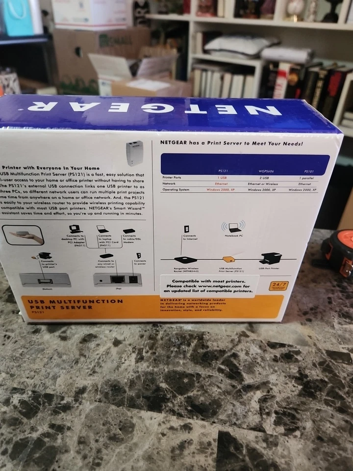 Netgear USB Multifunction Print Server - Printer Share PS121 NA - Image 2 of 4