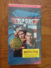 Top Gun VHS Widescreen Collectors Info Card Millennium Collection Watermarks NEW