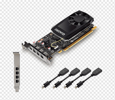 PNY Nvidia Quadro P1000 4GB GDDR5 Professional Graphics Card GPU HIGH LOW PROFIL