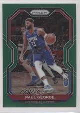 2020-21 Panini Prizm Green Prizm Paul George #14 0x4v