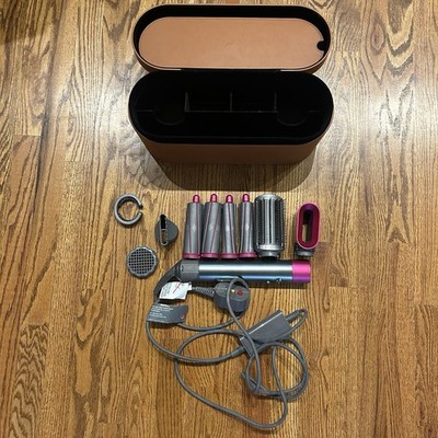 Dyson Airwrap HS01 Complete Hair Multi Styler  Fuchsia & Nickel TESTED WORKING