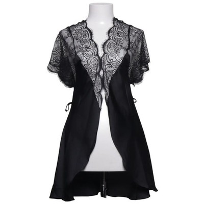 Private Collection by Hunkemöller, Morgenmantel, Größe: M/L, Schwarz #MPN