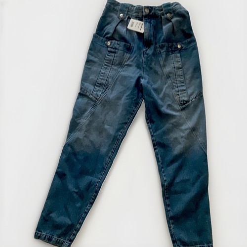 Isabel Marant Women's High Rise Tapered Blue Light Wash Jeans 38