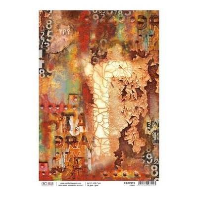 Ciao Bella - Decoupage Rice Paper A4 - Oxido, Collateral Rust | eBay ...