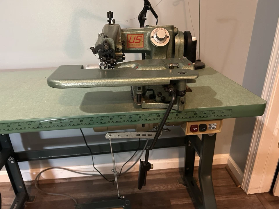 Dobladillo industrial de puntada ciega US Stitchline SL718‐2 - 2500 SPM, ¡motor de embrague! Foto 3 de 4