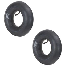 (2) New TIRE INNER TUBES 4.10/3.50x4 TR87 90° Bent Valve replace Carlisle 320100