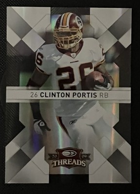 2009 Donruss Threads - Clinton Portis #99 Century Proof Silver /250