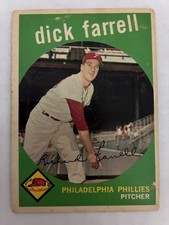 1959 Topps #175 Dick Farrell Philadelphia Phillies