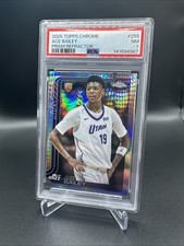 2025-26 Topps Chrome - Ace Bailey #255 Prism Refractor (RC) PSA 7