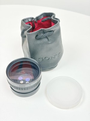 Sony VCL-0746B Wide Conversion Objektiv passend für 46mm Front Japan schwarz kompakt gebraucht