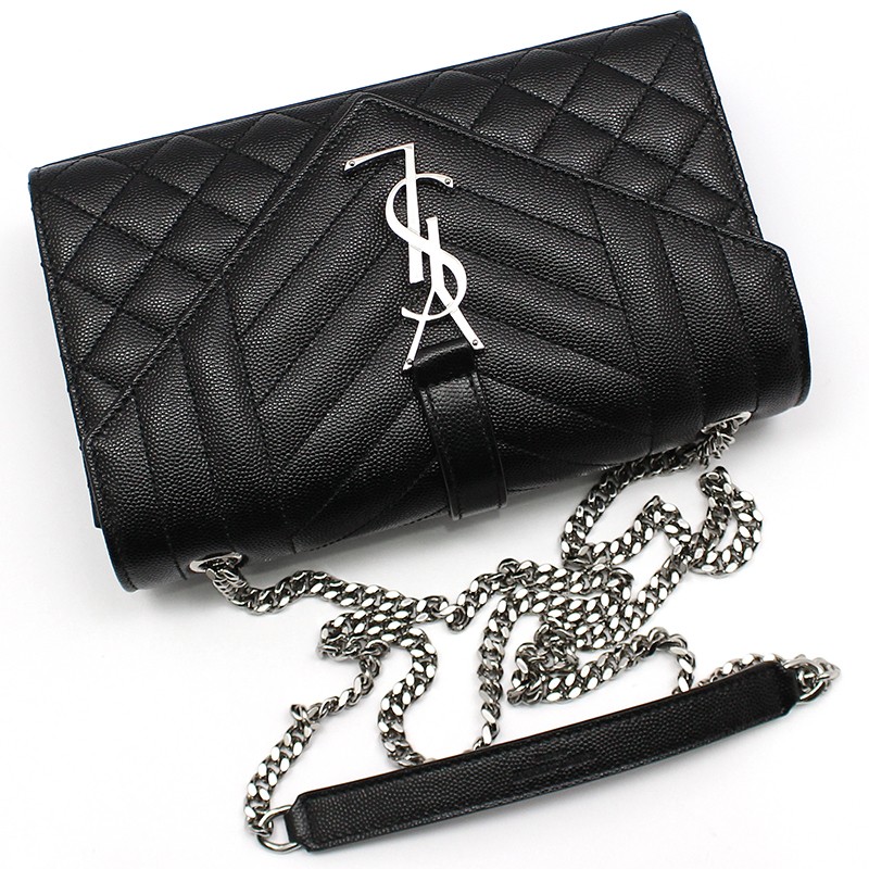 Borsa a tracolla Saint Laurent Monogram Matelassé busta piccola catena 600195