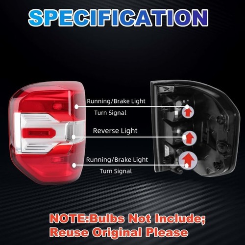 Halogen Tail light Compatible With FORD MAVERICK/MAVERICK HYBRID 2022 2023 20... - Picture 3 of 6