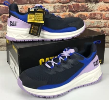 CAT Women’s Size7W Streamline Runner ASTM/ Carbon Composite Toe - Black/Lilac