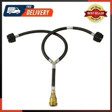 Propane Y Splitter Hose Converter Adapter Universal Propane Tank QCC1 Regulator