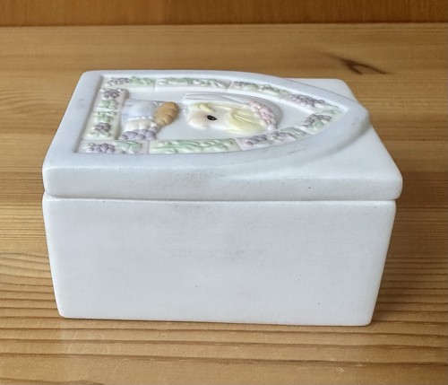 Precious Moments “for His Precious Love” Mini Ceramic Rectangle Trinket Box 2004 - Picture 6 of 8