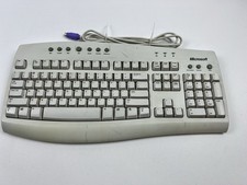 Microsoft Keyboard - PS/2 Model RT9410V56TW Vintage UNTESTED - READ 