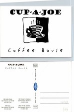 San Francisco CA Cup-a-Joe Coffee House Postcard Unused (46584)