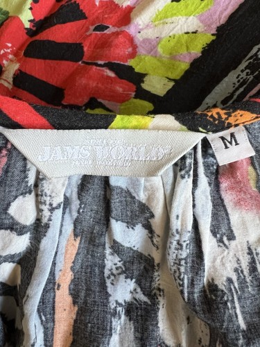 Abito da spiaggia floreale colorato stampa astratta JAMS WORLD made in Hawaii taglia M tropicale - Foto 8 di 8