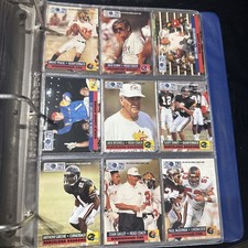 1991 Pro Set World League Collectibles Football Insert Cards - You Pick - Card