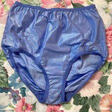 Vintage Lady Blair 100 Nylon Granny Panties Sheer Silky Shiny Sissy 7 NWOT