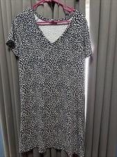 Women's Small Short Sleeve Dress Sundress Soft Cotton Feel Size M  (Tag Removed)