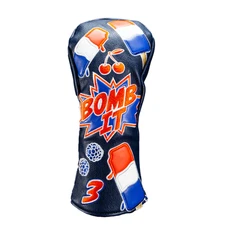 CMC Design Bomb It 3 Wood Headcover - ICU60763BMB-FW - Navy/Red/Blue