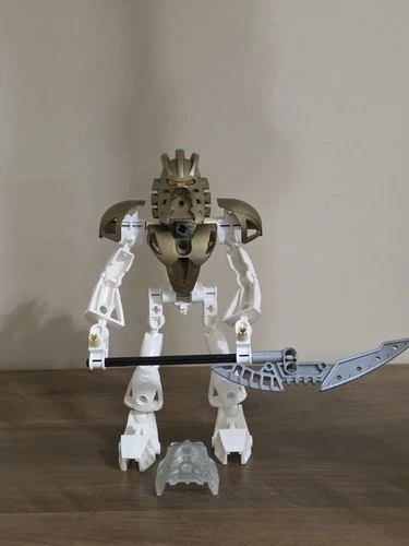 LEGO BIONICLE: Titan-Takanuva From (8596) W/ Clear Gold Glitter Mask Figure Only