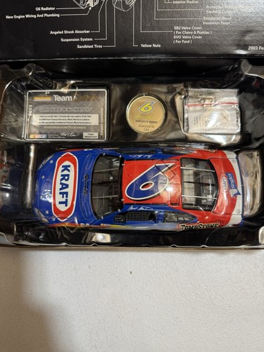 Mark Martin #6 KRAFT 2003 Owners Series 1/24 Nascar Diecast Wrong Box - Picture 14 of 15