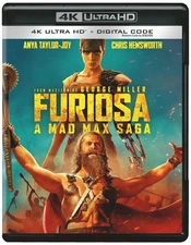Furiosa A Mad Max Saga 4K UHD Blu-ray  NEW