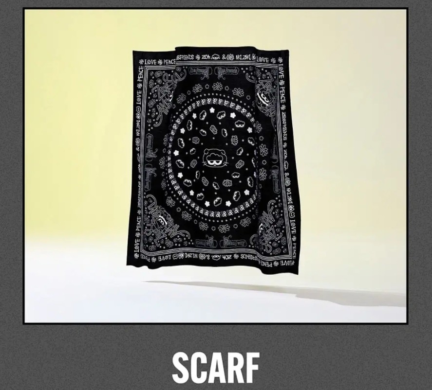 韓国　G-DRAGON　ZO&FRIENDS　スカーフ G-DRAGON Zo&Friends SCARF BigBang GD Korea 100% Authentic | eBay