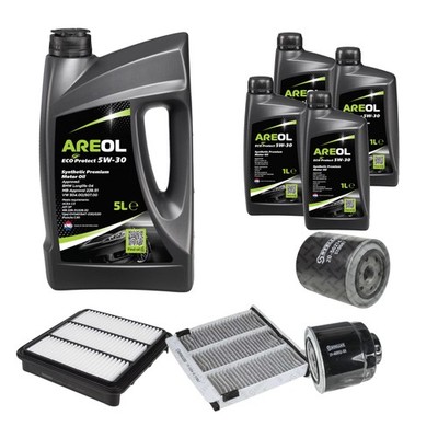 STELLOX Inspektionspaket AREOL ECO Protect 5W-30 9L für Mitsubishi L 200/Triton