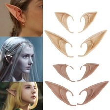 Halloween Elf Ears Latex Fairy Cosplay Ears Realistic Costume Props for Party
