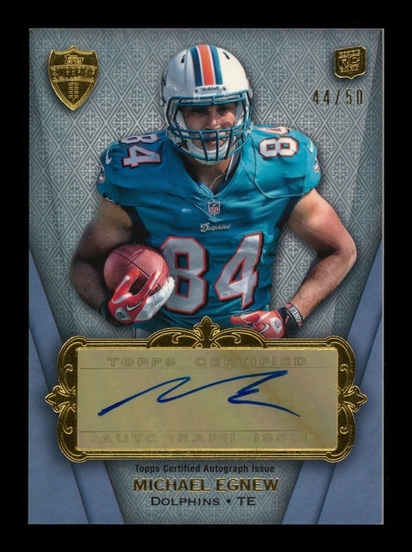 Michael Egnew Topps Supreme Rookie Autographs #SRAME Base