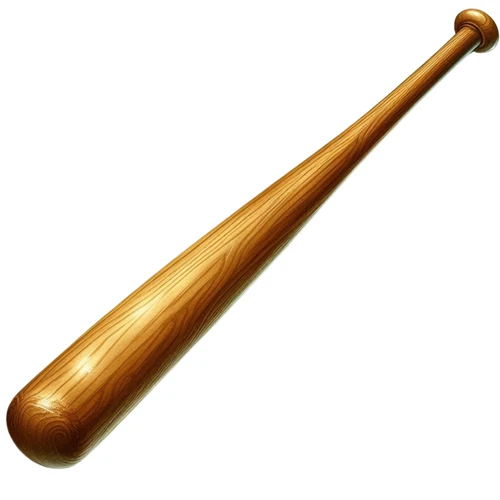 Baseball Bat Self Adhesive Vinyl Sticker
