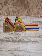 Wooden Jacobs Ladder Toy In Great Condition