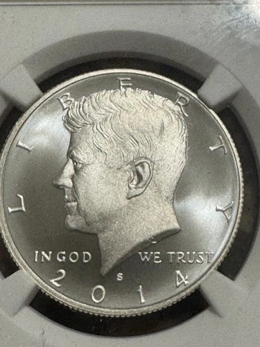 2014-s Silver Kennedy Half Dollar, NGC SP70, Enhanced 50th Ann., Free shipping