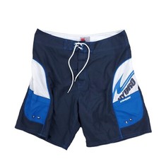 Mossimo Men's Hydrocore Board Shorts Swim Trunks Surf Beach Pockets Blue Size 38