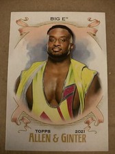 2021 Topps WWE Heritage Big E Allen & Ginter