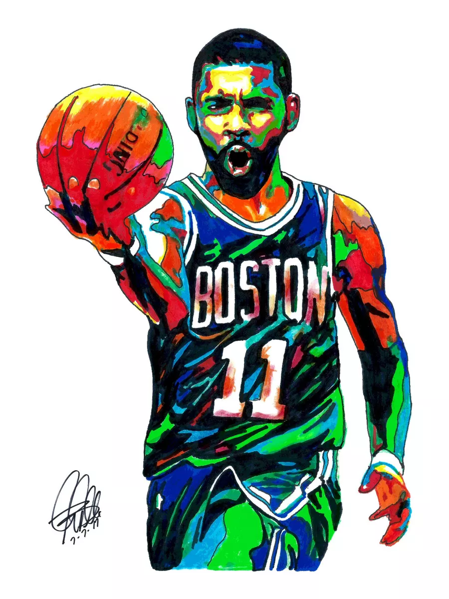 Kyrie irving hotsell poster celtics