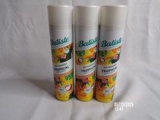 3pk Batiste Dry Shampoo Tropical Exotic Coconut Scented 5.71oz Cans