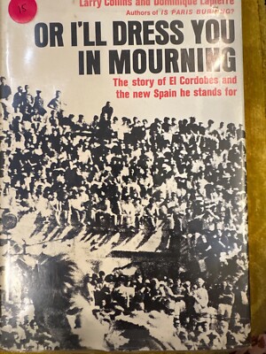 Or dress u Mourng by Collins and lapierre (1968, Hardcover)