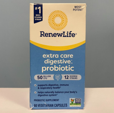 RenewLife Ultimate Flora Extra Care Probiotic 50 Billion 60 Capsules EXP 09/2025