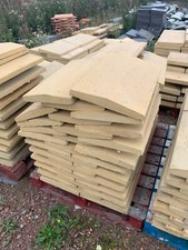 Concrete Coping Stones - 20nr - Buff / Sand- 450 x 600mm  - Twice Weathered