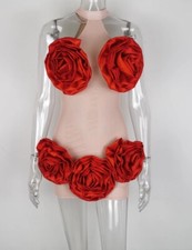 Flower Sheath Sleeveless Mini Dress